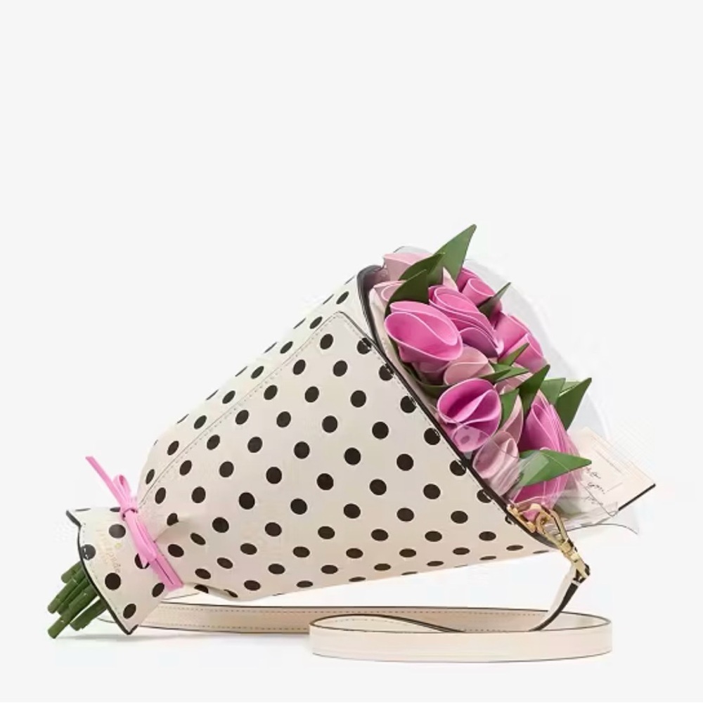 Kate Spade 3D Flora flower bouquet bag